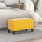 INLIFE Sitzbank Gelb 70x35x41 cm Samt,Gelb,5.1KG,349403