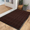 renoazul® Non Skid Washable Rubber Backing Mat, 80 x 150 cm Dirt Trapper, Brown Absorbent Runner, Heavy Duty Mud Barrier Carpet, Shoes Dust Scraper Rug for Indoor, Laundry, Door Entrance and Hallway