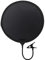 TOYMIS Laptop Sun Shade with Clip, 15.7 inch Foldable Laptop Shade Cubicle Sun Shade Laptop Sun Visor Laptop Sunshader Laptop Sun Shield for Outside Work Computers, Beach Chairs and Strollers (Black)