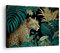 Bilder auf Leinwand Leopard Dschungel Tropisch Leinwandbild 70x50cm Wandbilder Dekoration Wohnzimmer Schlafzimmer Küche Deko Klein Wanddeko Bild Wand Kunstdruck Art Wall Decor Canvas AA70x50-5720