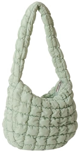 ASIEIT gesteppte Umhängetasche for Damen, gepolsterte Umhängetaschen, Wolken-Einkaufstasche, bauschige Tragetasche, Handtaschen for Arbeit, Reisen, Schule, Einkaufen