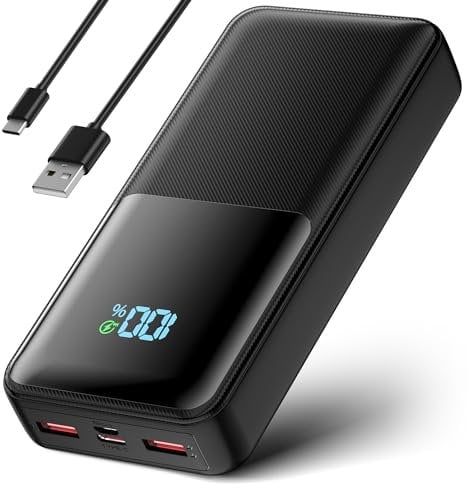 Power Bank 46800mAh Huge Capacity Phone Charger, Portable Charger PD20W & QC3.0 USB C Input/Output Fast Charging, LED Digital Display, Compatible for iPhone, iPad, Samsung, Tablet