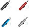 Breeker Brand Glasbrecher, Safehammer Glasbrecher, Sicherer Hammer, Autoscheibenbrecher unter Wasser, Notfallwerkzeug zum Aufbrechen von Scheiben, Multifunktional (4PCS)