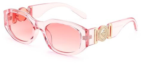 FEISEDY Occhiali da Sole Rettangolari Vintage Occhiali da Donna Retrò Anni 90 Piccoli Occhiali Quadrati Stretti con Protezione UV400 B2322