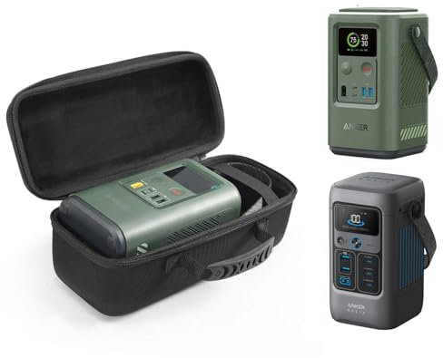 EVA Travel Case Storage Bag for Anker Power Bank 60000mAh / SOLIX C200 DC Power Bank Station 60000mAh Portable Charger Organizer