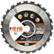 HERO Kreissägeblatt 250 x 30/20 mm 24 Zähne Hartmetall Sägeblatt TCT Ersatzsägeblatt für Holzbearbeitung Weich & Hartholz, Nichteisenmetalle Universal Handsäge, Gehrungssäge, Tischkreissäge, Kappsäge
