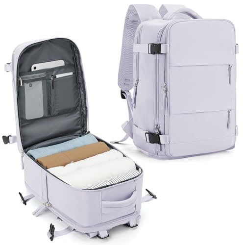 SZLX for Ryanair Cabin Bags 40x20x25 Underseat Carry-ons Bag,Easyjet Cabin Bag Travel Backpack Cabin Size Hand Luggage with Water Bottle Holder Laptop Backpack 14 inch Waterproof Women