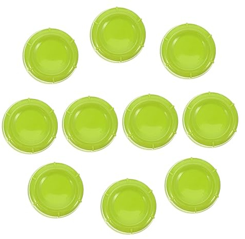 LOLIPPYY Ersatzverschluss Für Babyflaschen 10 Stück Auslaufsicherer Babymilchflaschendeckel Aus Lebensmittelechtem Pp Kunststoff Dicht Schließend Wiederverwendbar Für Reisen Und Babybedarf