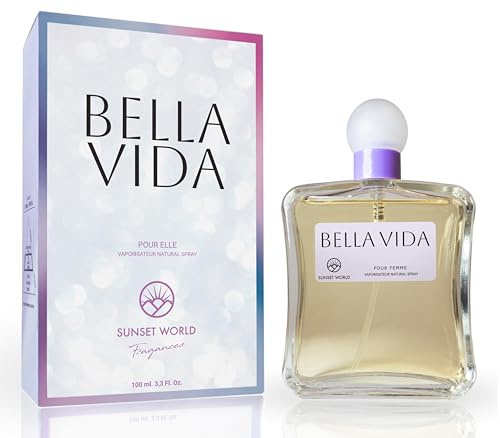 Bella Vida - Compatible avec La Vie E Bell. Eau De Cologne Intense 100 ml, Parfum Pheromone pour Femme, Parfum Generique