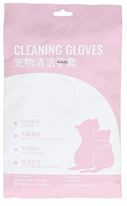 Pet Cleaning Glove Wipes Itch Relief Deodorizing SPA Clean Gloves for Dog and Cat
