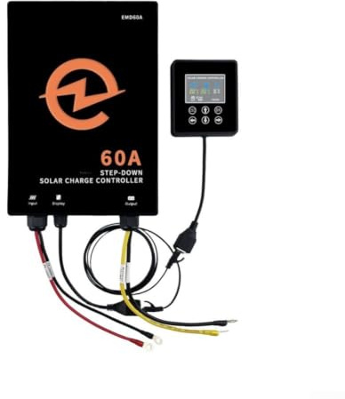60A MPPT Solar Charge Controller 2700W PV Regulator with Smart Fan Cooling IP66 Waterproof for LiFePO4 for battery Energy Storage System