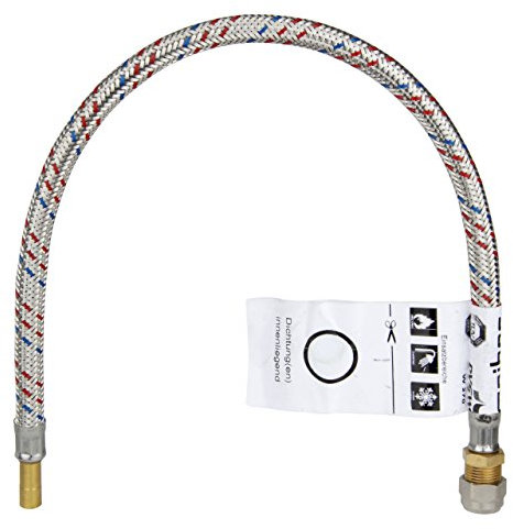 Meiflex Panzerschlauch DN 8 Konus-Quetschverschr. 3/8 Rohrstutzen 10mm 500mm