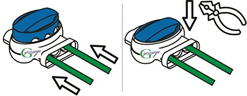 Genisys Bosch Indego ® kompatible Kabel-Verbinder Draht Reparatur Verbindungsklemmen Mähroboter - wasserdicht |Original 3M, Inhalt:1000x314