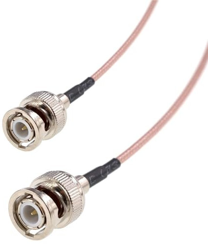 Oiyagai Cavo Jumper RG316 BNC Maschio a BNC Maschio RF Coassiale (50cm/19,6)