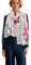 Prettystern P077-180cm orientalische abstrakt Malerei Kunstdruck handrolliert Seidenschal - Sommer Komposition