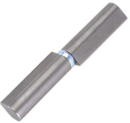 Metalideal Paumelle à Souder Acier 23x180mm Roulement | Paumelle à souder profil goutte acier (23x180 mm) avec axe acier et roulement à billes pour porte et portail.