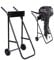 Berkalash Chariot de moteur hors-bord,Transporteur de moteur de bateau de support de chariot, support de roue de transport 70KG