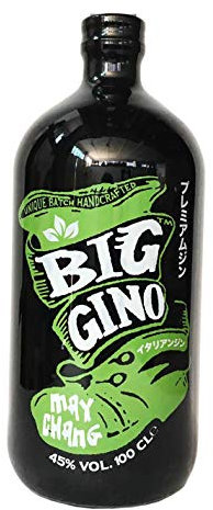 Big Gino May Chang - Gin Da 1l - Gin Dolce Con Note Di Ginepro, Pomelo, Bacche Di Pimento E May Chang. Ottimo Gin Per Cocktail Esotici E Pestati. (1)