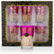 6 Premium Orientalische Marokkanische Teegläser Atay Cay Trinkgläser Gold Pink, 6er Set Glastassen zum Servieren und Trinken, Glasbecher, Gläserset geeignet für Heiß- oder Kaltgetränke