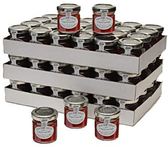 Wilkin & Sons Tiptree Tomato Chutney | 72 Pack of 38g Mini Glass jar Portion pots | Vegetarian, Vegan, Coeliac, Friendly | Gluten-Free | Made in The UK