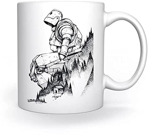 Enigmae Ferro Gigante Nel Il boschi Tazza Bianca Per il Caffè Tè Cappuccino Cacao Mug White Coffee Tea