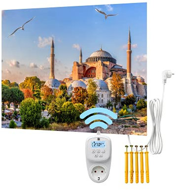 BR Bringer® Bild-Infrarotheizung 450 W rahmenlos Smart-Thermostat Istanbul