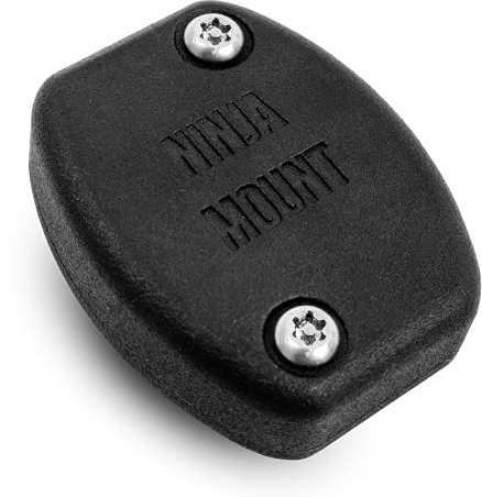 NINJA MOUNT® anyTag – Universal Halterung für Apple® AirTag, 3M Klebebefestigung, Diebstahlschutz, Unauffälliges Design für Fahrrad, Motorrad, Wohnmobil & Co.