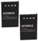 EXTENSILO 2X Batterie Compatible avec Nikon Coolpix P6000, P5100, P80, P530, P90, S10, P510 Appareil Photo (1300mAh, 3,7V, Li-ION)