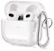 VISOOM Airpods 3 Hülle, Transparent Weiche TPU-Schutzhülle Kompatibel mit AirPods 3rd Generation Wireless Charging Case mit Schlüsselbund (Glitter Klar)