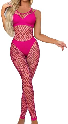 XIUSEMY Body Sexy Femme Combinaison Résille Une Pièce Nuisette Bodystocking | Sexy Femme Vêtements,Chemise de Nuit Femme,Lingerie de Nuit,Combinaison,Body Sexy