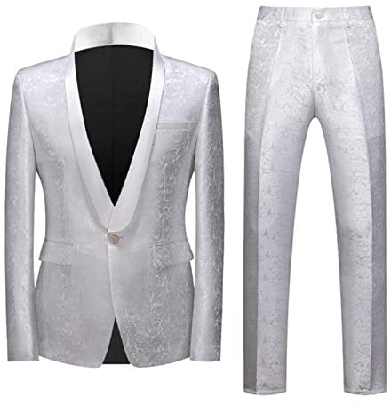 Herrenanzug, Große Größen 2 Teilig Schwarz mit Knopf Anzüge Herren Anzug Festlich Slim Fit mit Taschen Stretch Anzug Hochzeitsanzug Modern Elegant Business Anzug Herrenanzug