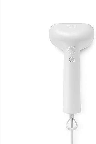 Steamery Handheld Clothes Steamer Cirrus X | 1200W | UK Plug | Stainless Steel Mouthpiece| 20-Second Fast Heat Up | Removes Creases & Wrinkles | White