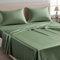 LINENWALAS Nur Bettlaken für Doppelbett, 100 % Tencel, weiche Seide, kühlendes Oberlaken, Lyocell-Bettwäsche, perfekt für Haar und Haut, 230 x 275 cm (Avocado-Grün, Doppelbett)