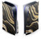 Head Case Designs Black and Gold Marble Vinyl Faceplate Sticker Gaming Skin Decal Cover Compatible With Sony PlayStation 5 PS5 Disc Edition Console