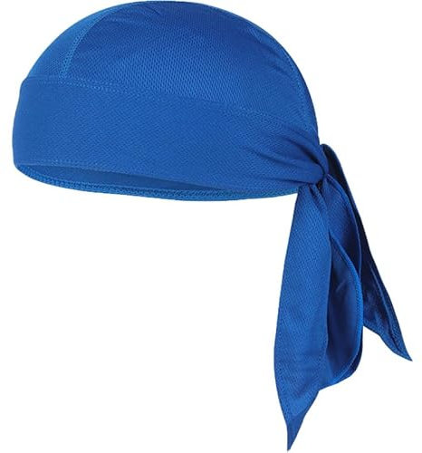 VIAUMBR Piratentuch Bandana Cap Durag Fahrrad Kopfbedeckung Motorrad Kopftuch unter Fahrradhelm Piraten Tuch Pirat Sommer (Dunkelblau)