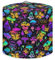 SCRAWLGOD Mushroom Round Air Fryer Cover,Pressure Cooker Dust Cover 8qt Kitchen Appliance Protector Cover Toaster Oven Cover Kichen Aid Mixer Cover