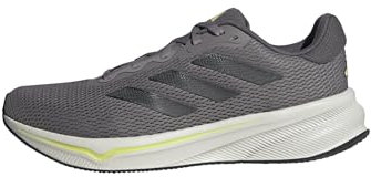 adidas Herren Response Runner Shoes Laufschuhe, Taupe Oxide/Carbon/Pulse Lime, 44 2/3 EU