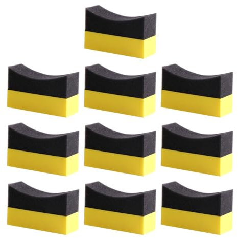 10 unidades aplicador suave aplicador esponja de limpieza multiusos para coche