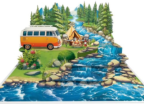 T4s Camping-Pop-Up-Karte