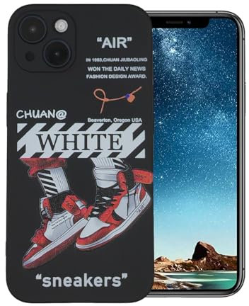 Luychow Kompatibel mit iPhone 15 Hülle, Sportschuhe, cooles Sneaker-Design, Handyhülle für iPhone 15, weiches TPU, stoßfest, für Damen, Herren, Jungen, Teenager, Mädchen, 6,1 Zoll