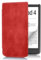 Huanghua Étui fin en cuir PU pour liseuse Vivlio Inkpad 4 7,8 avec fonction veille/réveil automatique Rouge