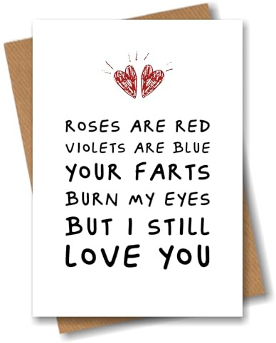 Valentine Anniversary Greeting Card - Funny Love Poem
