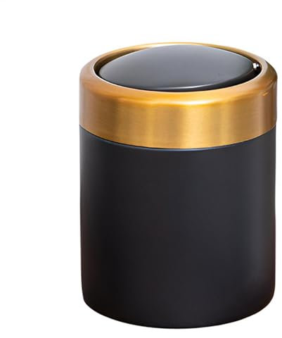 Tabletop Trash Can - 1.5L Indoor Recycling Bin | Rubbish Bin Small, countertopp Waste Bin, Small Desk Waste Bin, Garbage Can Bedroom, Tabletop Dustbin, Trash Can for Bedroom, Ca