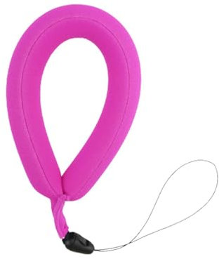 Flotteur De Caméra Étanche, Dragonne Flottante pour Appareil Photo Étanche, Mousse Lumineuse Légère Flottante pour Appareil Photo, Téléphone Portable, Orange, Bleu, Jaune, Rose