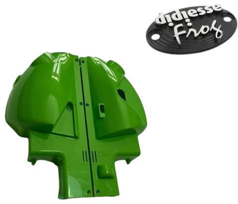 EcoPrice® - Scocche Frog Sinistra e Destra con Targhetta - Ricambi 100% compatibili con macchine caffè Frog componenti originali COLORE (Verde Scuro)
