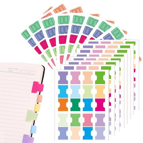 304 stück Index Tabs Haftmarker,Klebrige Index Registerkarten, Page Marker, Book Tabs, Haftnotizen Klebezettel,Trennstreifen, Annotating Supplies Index Marker for Register Bürobedarf Notizbücher