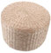BUGUUYO Coussin de Sol Rond Paille Tressée Pouf Vintage pour Garçon Fille pour Yoga Cafés et Extérieurs de Diamètre Épaisseur