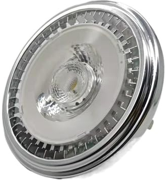 YSJX Lights, Pack of 4, LED Grille Light G53 10W/12W AC220V Dimmable AR111 LED Spotlight Light Source, Household Bulbs(White,12w)