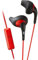 JVC Gumy Sport Auricolari in ear antisudore e antischizzo (IPX2), con auricolare Nozzle Fit, compatibile con iPhone/BlackBerry/Android, Rosso