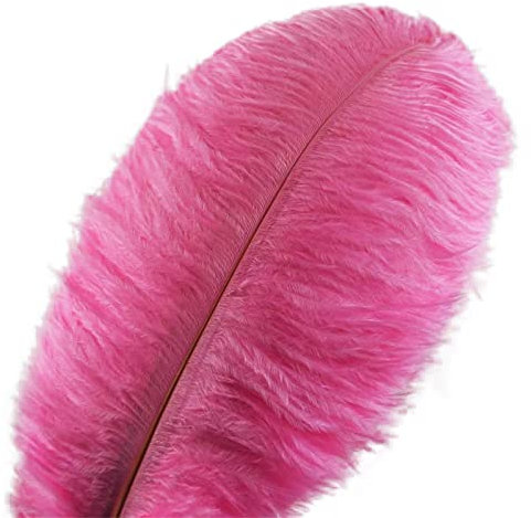 Crenze 10Pcs Straußenfedern 12-14Inch (30-35cm) Für Haus Hochzeitsdekoration bietet (Rosa)